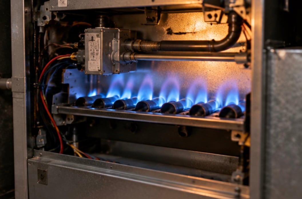 Is a Burning Smell Normal When My Modesto Furnace Starts?