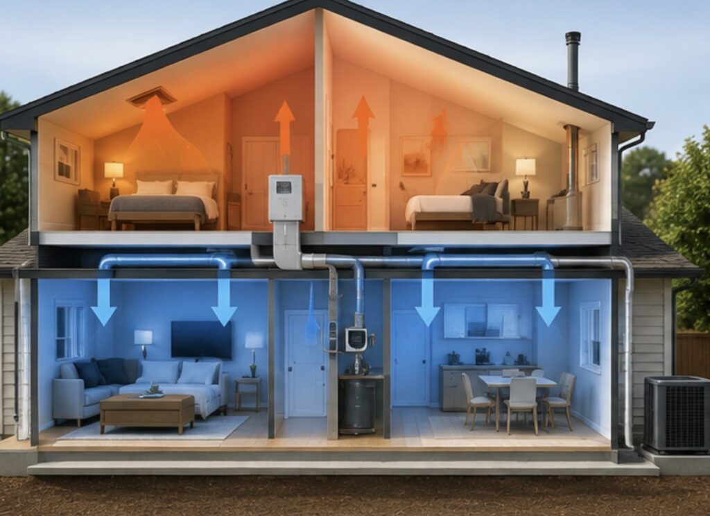 Can HVAC Zoning Fix a Hot Upstairs and Cold Downstairs in Modesto?